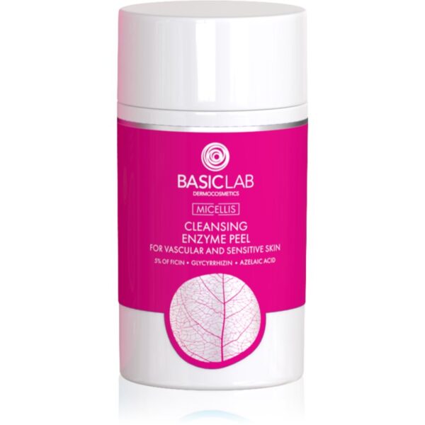 BasicLab Dermocosmetics Micellis peeling enzimatic împotriva roșeții tenului 35 g-Țena
