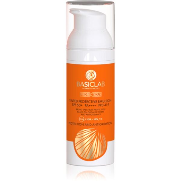 BasicLab Dermocosmetics Protecticus emulsie nuanțatoare SPF 50+ 50 ml-Țena