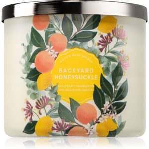 Bath & Body Works Backyard Honeysuckle lumânare parfumată 411 g-Țena