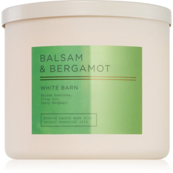 Bath & Body Works Balsam & Bergamot lumânare parfumată 411 g-ro