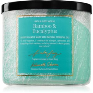 Bath & Body Works Bamboo & Eucalyptus lumânare parfumată 411 g-ro