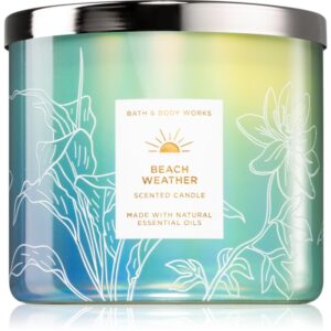 Bath & Body Works Beach Weather lumânare parfumată 411 g-ro