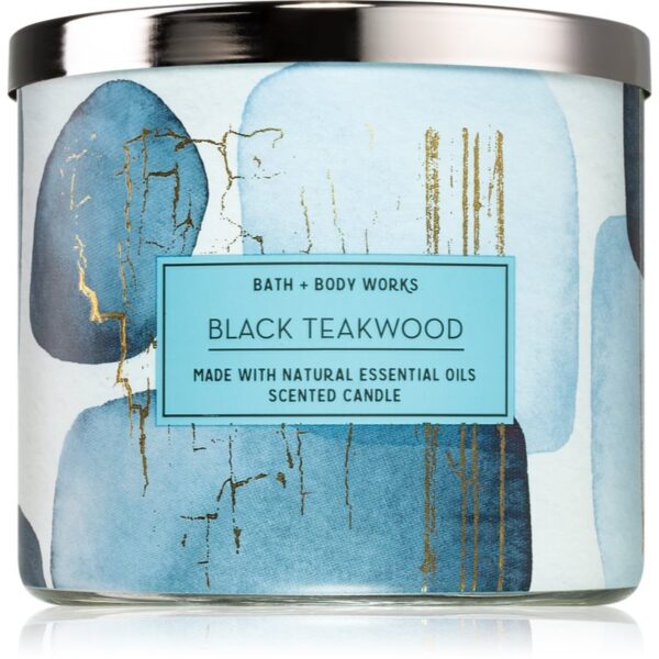 Bath & Body Works Black Teakwood lumânare parfumată I. 411 g-ro