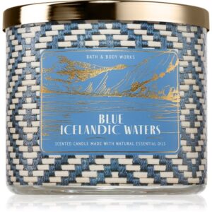 Bath & Body Works Blue Icelandic Waters lumânare parfumată 411 g-ro