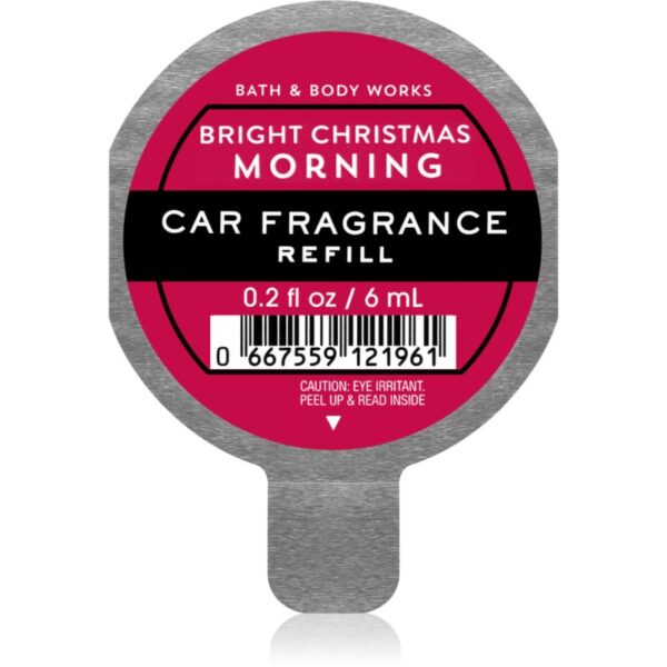 Bath & Body Works Bright Christmas Morning parfum pentru masina rezervă 6 ml-ro