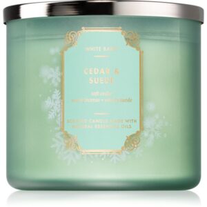 Bath & Body Works Cedar & Suede lumânare parfumată 411 g-Țena
