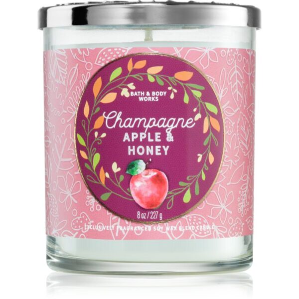 Bath & Body Works Champagne Apple & Honey lumânare parfumată 227 g-ro