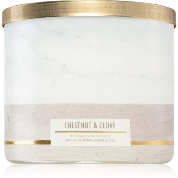 Bath & Body Works Chestnut & Clove lumânare parfumată 411 g-ro