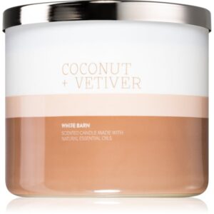 Bath & Body Works Coconut + Vetiver lumânare parfumată 411 g-Țena