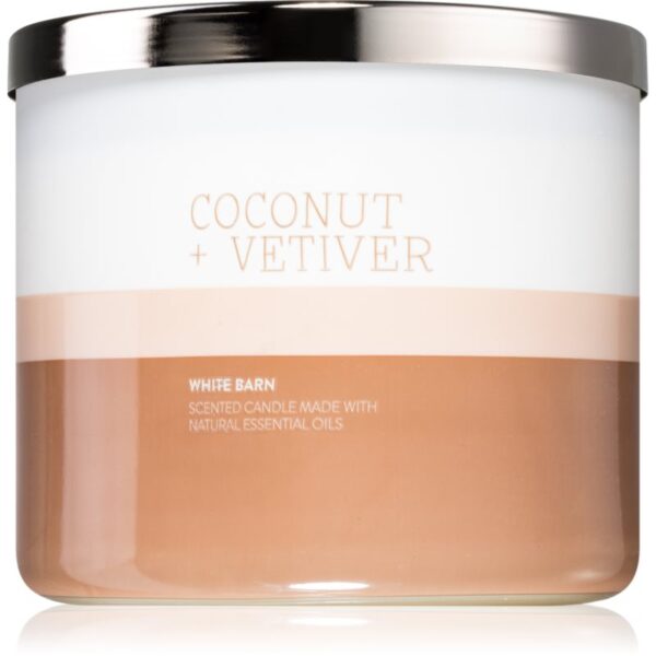 Bath & Body Works Coconut + Vetiver lumânare parfumată 411 g-Țena