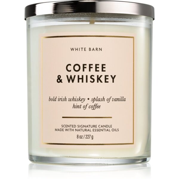 Bath & Body Works Coffee & Whiskey lumânare parfumată 227 g-ro