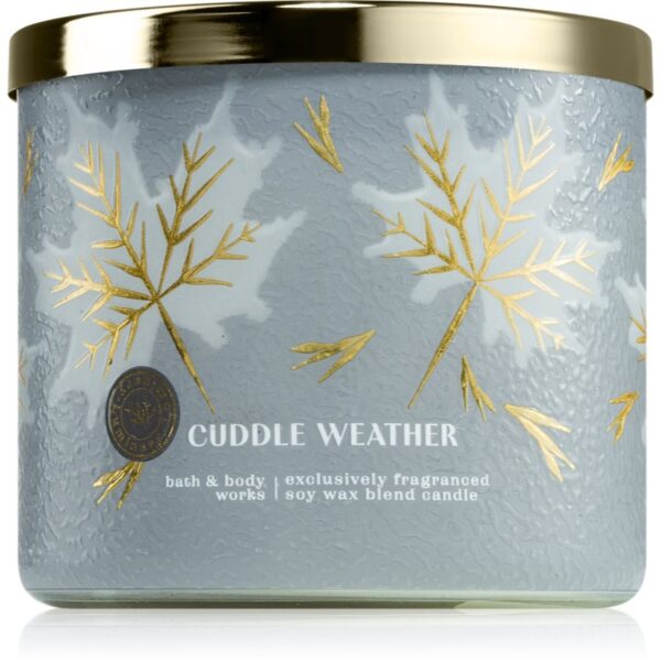 Bath & Body Works Cuddle Weather lumânare parfumată 411 buc-Țena