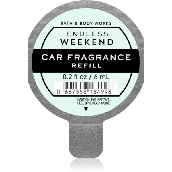 Bath & Body Works Endless Weekend parfum pentru masina rezervă 6 ml-ro
