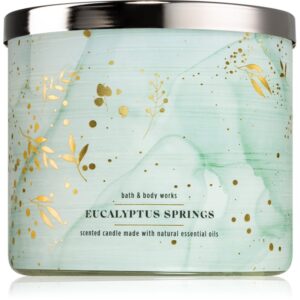 Bath & Body Works Eucalyptus Springs lumânare parfumată I. 411 g-ro