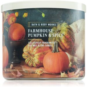 Bath & Body Works Farmhouse Pumpkin & Spice lumânare parfumată 411 g-Țena