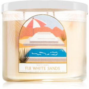 Bath & Body Works Fiji White Sands lumânare parfumată II. 411 g-Țena