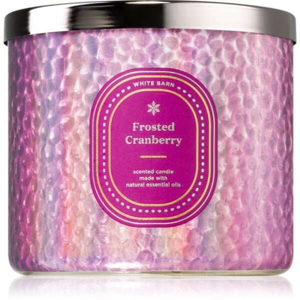 Bath & Body Works Frosted Cranberry lumânare parfumată 411 g-ro