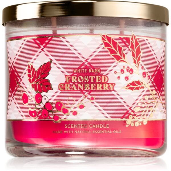 Bath & Body Works Frosted Cranberry lumânare parfumată 411 g-ro