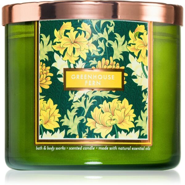 Bath & Body Works Greenhouse Fern lumânare parfumată 411 g-Țena
