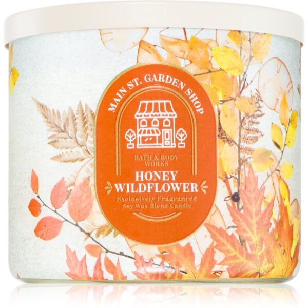 Bath & Body Works Honey Wildflower lumânare parfumată 411 g-ro