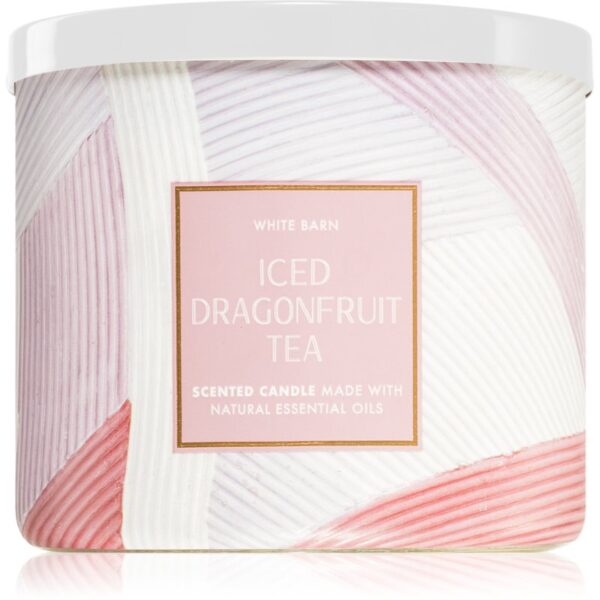 Bath & Body Works Iced Dragonfruit Tea lumânare parfumată 411 g-Țena