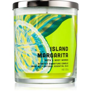 Bath & Body Works Island Margarita lumânare parfumată cu uleiuri esentiale 227 g-ro