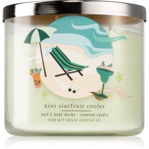 Bath & Body Works Kiwi Starfruit Cooler lumânare parfumată 411 g-Țena