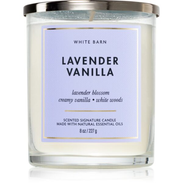 Bath & Body Works Lavender Vanilla lumânare parfumată 227 g-ro