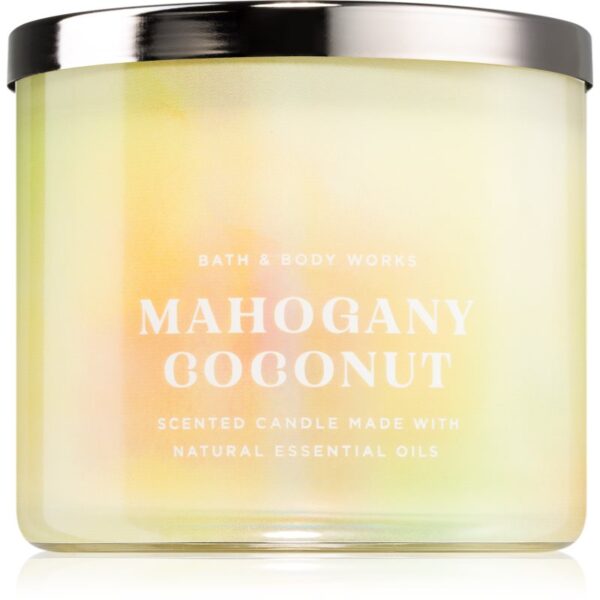 Bath & Body Works Mahagony Coconut lumânare parfumată V. 411 g-ro
