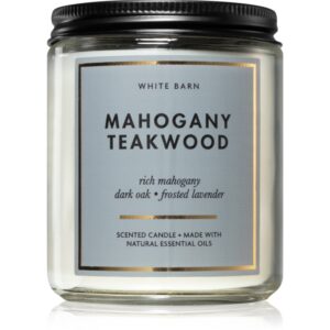Bath & Body Works Mahogany Teakwood lumânare parfumată 198 g-ro