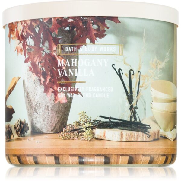 Bath & Body Works Mahogany Vanilla lumânare parfumată 411 g-ro
