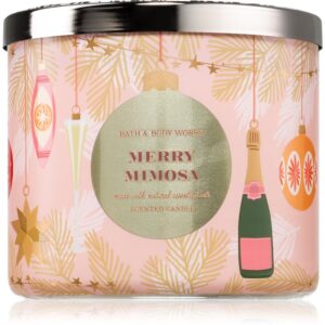 Bath & Body Works Merry Mimosa lumânare parfumată 411 g-Țena