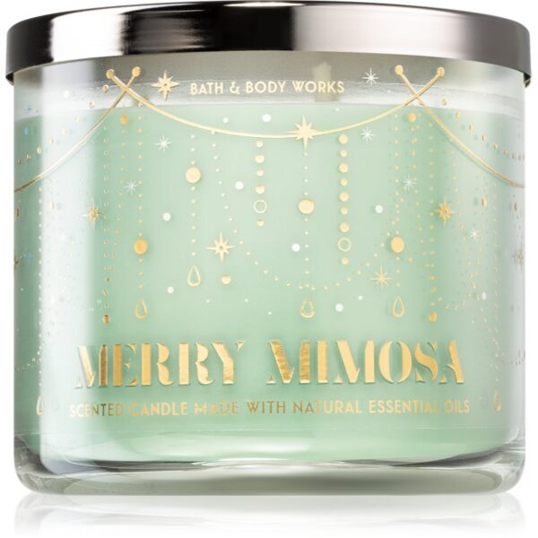 Bath & Body Works Merry Mimosa lumânare parfumată 411 g-ro
