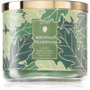 Bath & Body Works Mountain Teakwood lumânare parfumată 411 g-ro