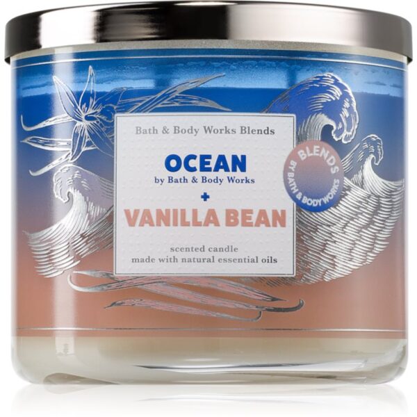 Bath & Body Works Ocean + Vanilla Bean lumânare parfumată 411 g-ro