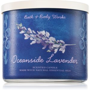 Bath & Body Works Oceanside Lavender lumânare parfumată 411 g-ro