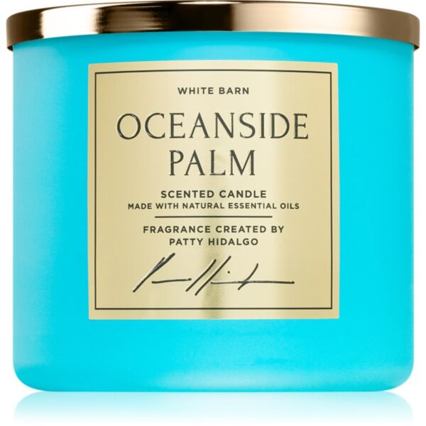 Bath & Body Works Oceanside Palm lumânare parfumată 411 g-Țena