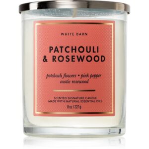 Bath & Body Works Patchouli & Rosewood lumânare parfumată 227 g-Țena