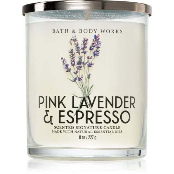 Bath & Body Works Pink Lavender & Espresso lumânare parfumată 227 g-ro