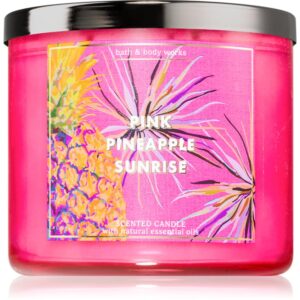 Bath & Body Works Pink Pineapple Sunrise lumânare parfumată 411 g-ro
