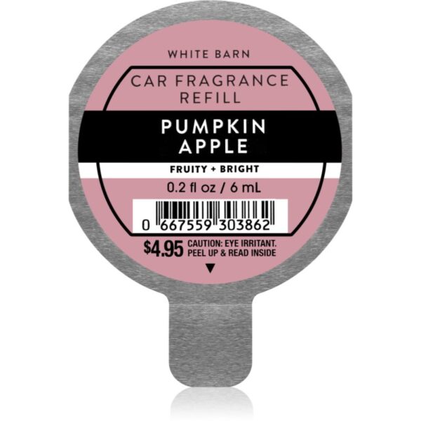 Bath & Body Works Pumpkin Apple parfum pentru masina rezervă 6 ml-Țena