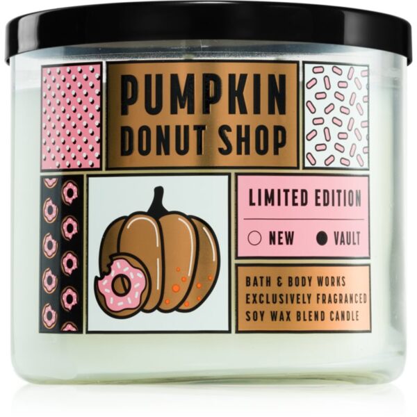 Bath & Body Works Pumpkin Donut Shop lumânare parfumată 411 g-ro