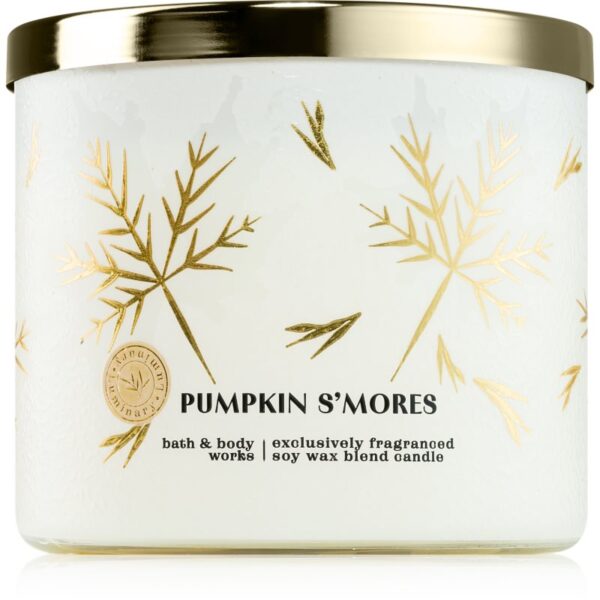 Bath & Body Works Pumpkin Smores lumânare parfumată 411 g-ro