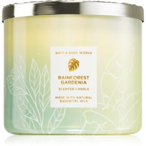 Bath & Body Works Rainforest Gardenia lumânare parfumată II. 411 g-ro