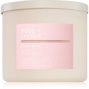 Bath & Body Works Rose + Lychee lumânare parfumată 411 g-ro