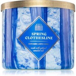 Bath & Body Works Spring Clothesline lumânare parfumată 411 g-ro