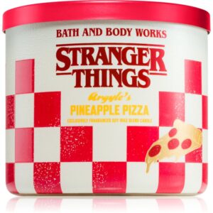 Bath & Body Works Stranger Things Argyle's Pineapple Pizza lumânare parfumată 411 g-Țena