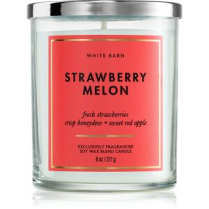 Bath & Body Works Strawberry Melon lumânare parfumată 227 g-Țena