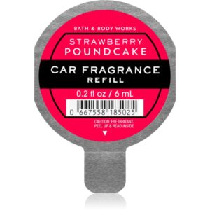 Bath & Body Works Strawberry Pound Cake parfum pentru masina rezervă 6 ml-Țena