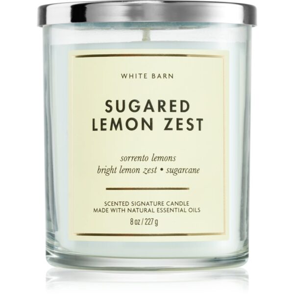 Bath & Body Works Sugared Lemon Zest lumânare parfumată 227 g-Țena